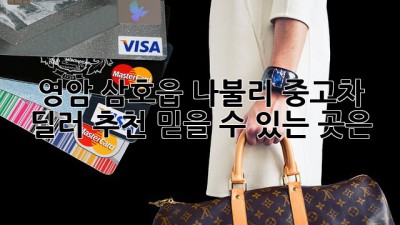 영암 삼호읍 나불리 중고차 딜러 추천: 믿을 수 있는 곳은?